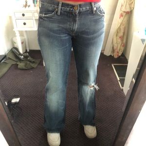 Vintage 7 For all Mankind Low Rise Flare Jeans 32